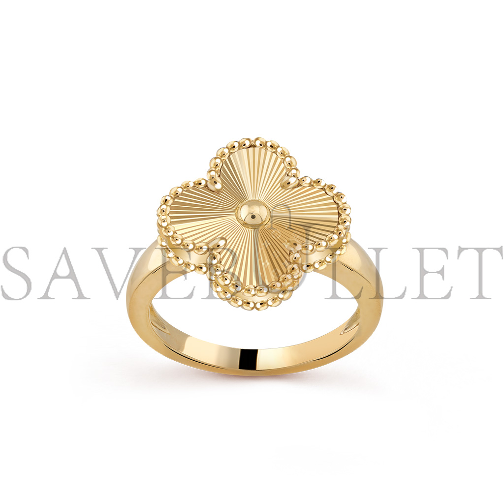 V*N CL*F arpels vintage alhambra ring - yellow gold vcarp6i300